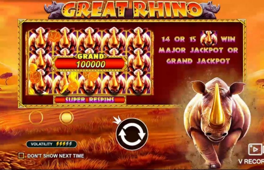 Great Rhino Slotu