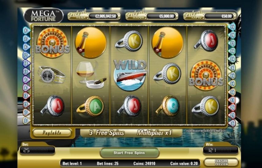 Mega Fortune Slotu