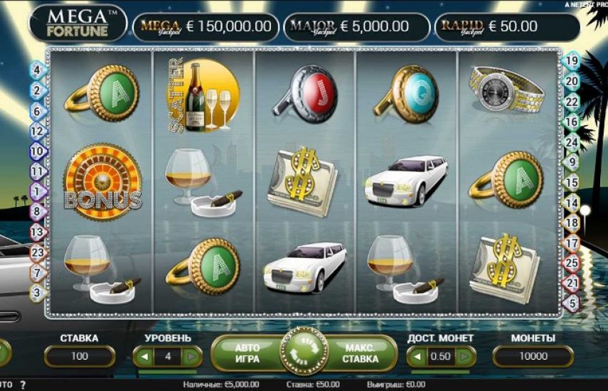 Mega Fortune Slotu