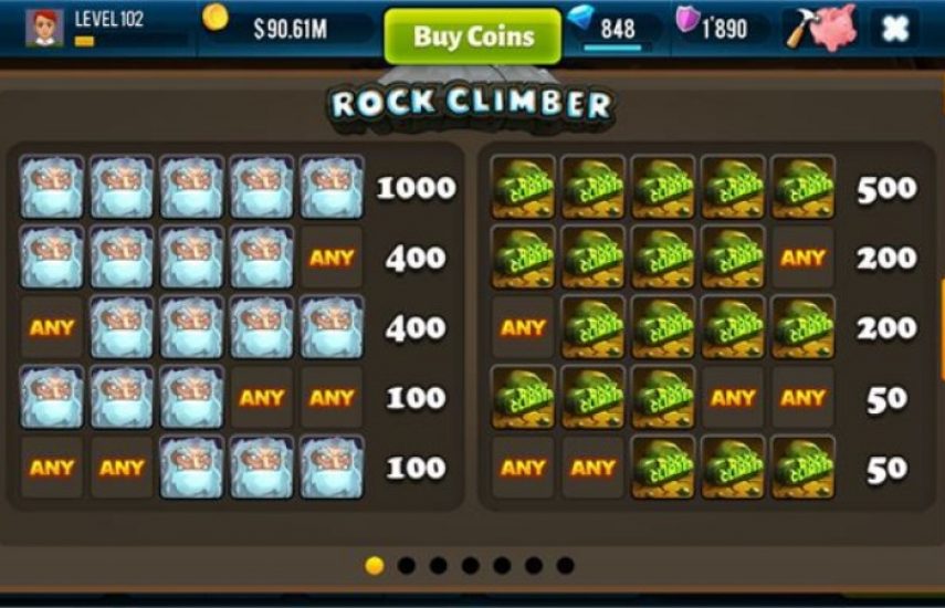 Rock Climber Slotu