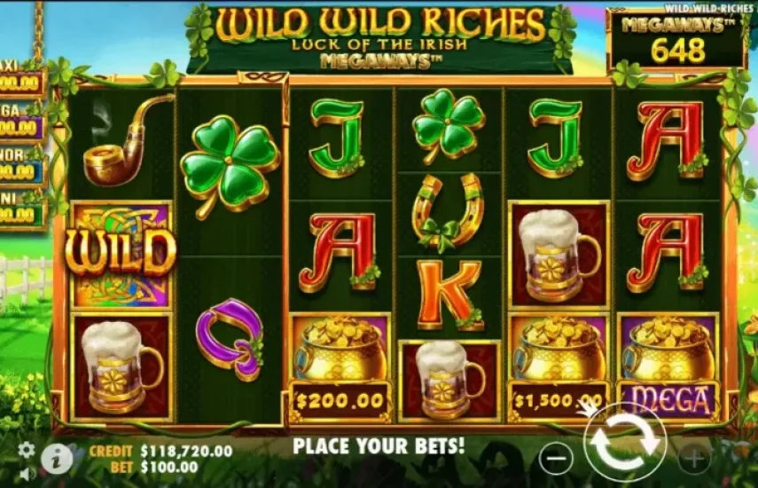 Wild Wild Riches Megaways Slotu
